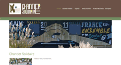 Desktop Screenshot of chantier-solidaire.com